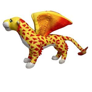 Disney Migs Elena of Avalor Flying Winged Jaguar Plush Stuffed Toy Yellow Orange